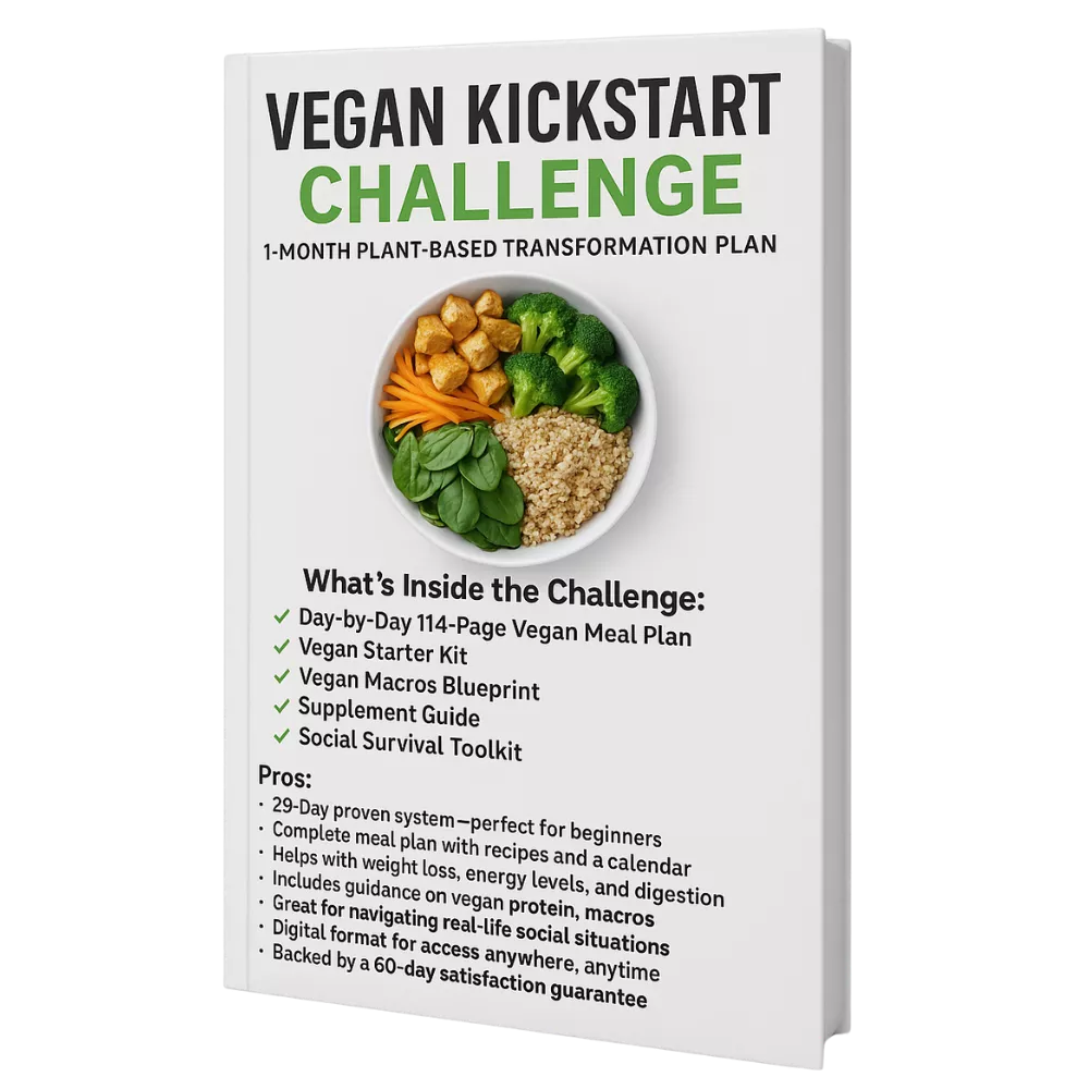 Vegan Kickstart Challenge: 1-Month Plant-Based Transformation Plan